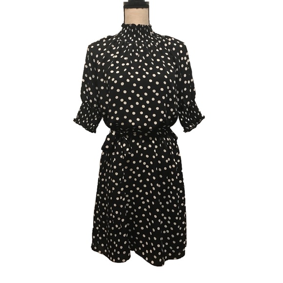 SOLD•CeCe Vivid Vibes Polka Dot Dress - Picture 4 of 6